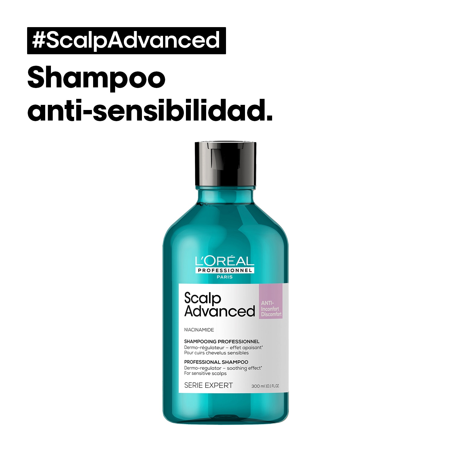 SCALP SHAMPOO ANTI-SENSIBILIDAD (SHAMPOO PARA CUERO CABELLUDO SENSIBLE)